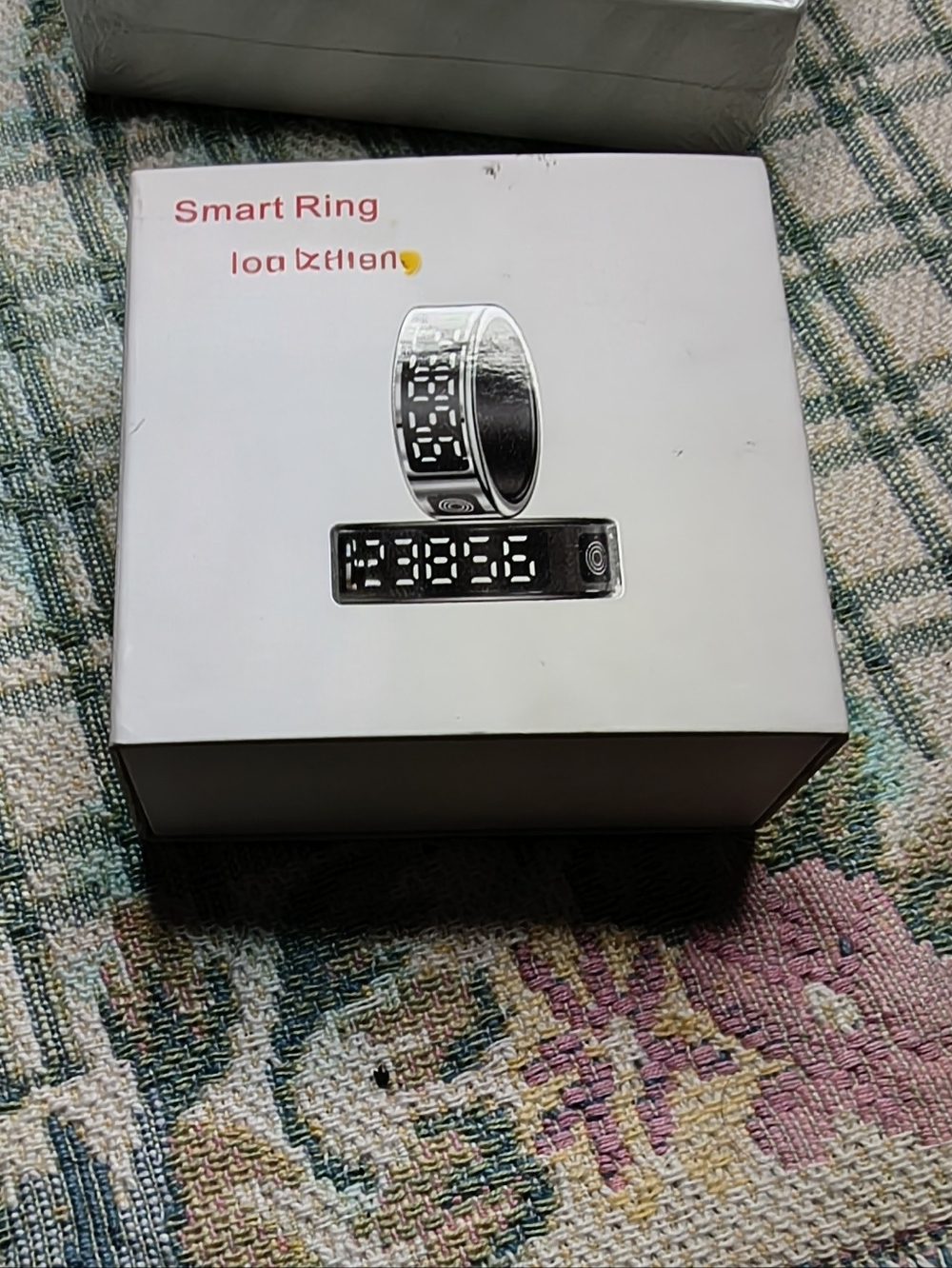 Smart Ring LED Display - Black